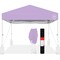 Best Choice Products 8x8ft Easy Setup Pop Up Canopy w/ 1-Button Setup, Wheeled Case, 4 Weight Bags